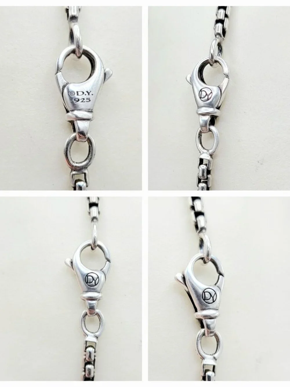 David Yurman Box Chain Necklace in Sterling Silver - 2.7mm - 20